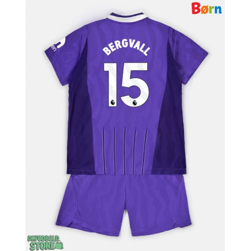 Tottenham Hotspur Lucas Bergvall #15 Replika Babytøj Tredje sæt Børn 2026-27 Kortærmet (+ Korte bukser)